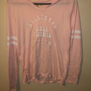 Pink Hollister long-sleeve shirt